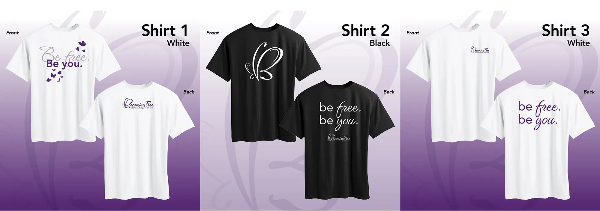 Becoming Free Counseling Open House mobile t-shirt photo